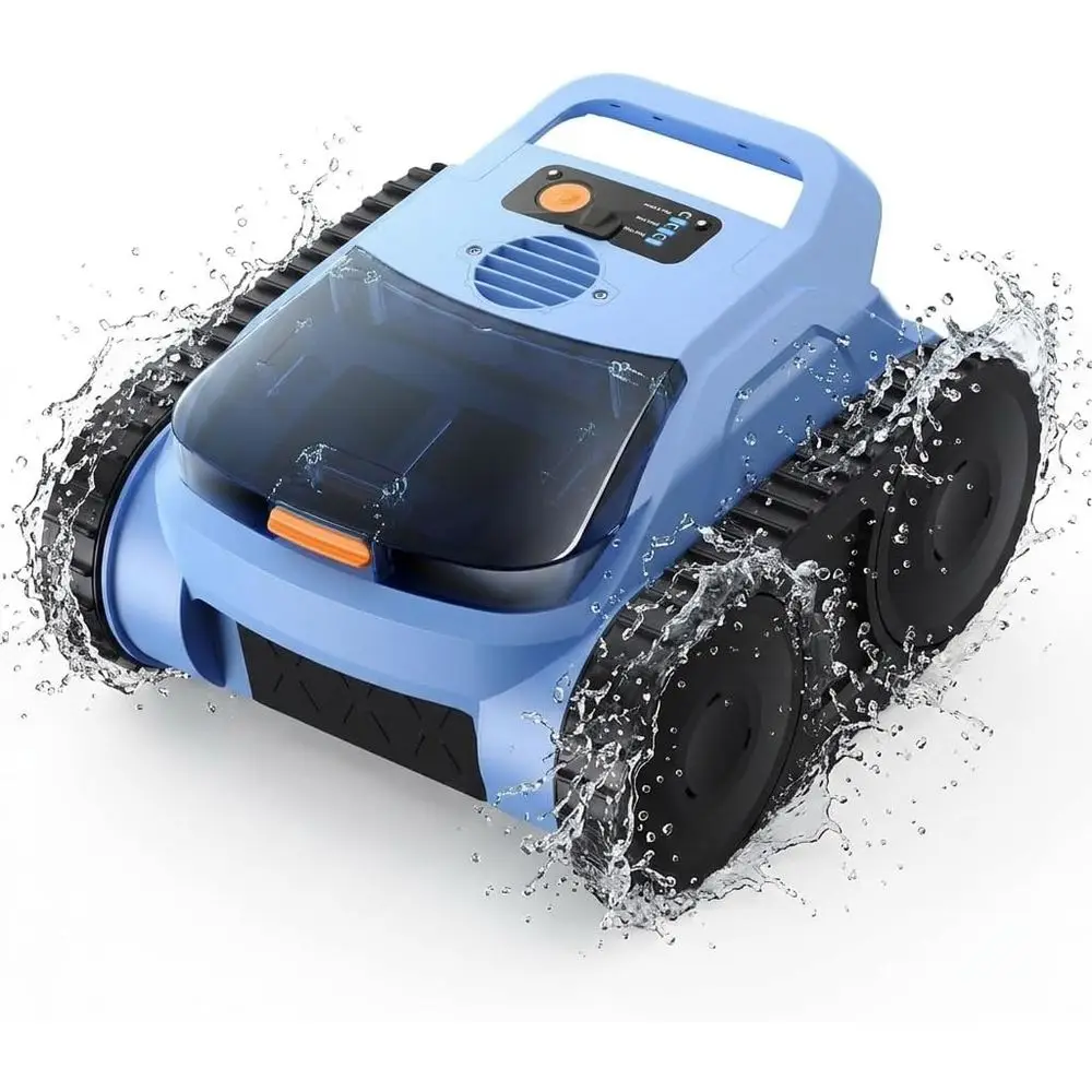 High-Performance Robotic Pool Cleaner for Inground and Above Ground Pools, 4800 GPH Suction, Smart Navigation, Self-Parking, Cov
High-Performance Robotic Pool Cleaner for Inground and Above Ground Pools, 4800 GPH Suction, Smart Navigation, Self-Parking, Cov