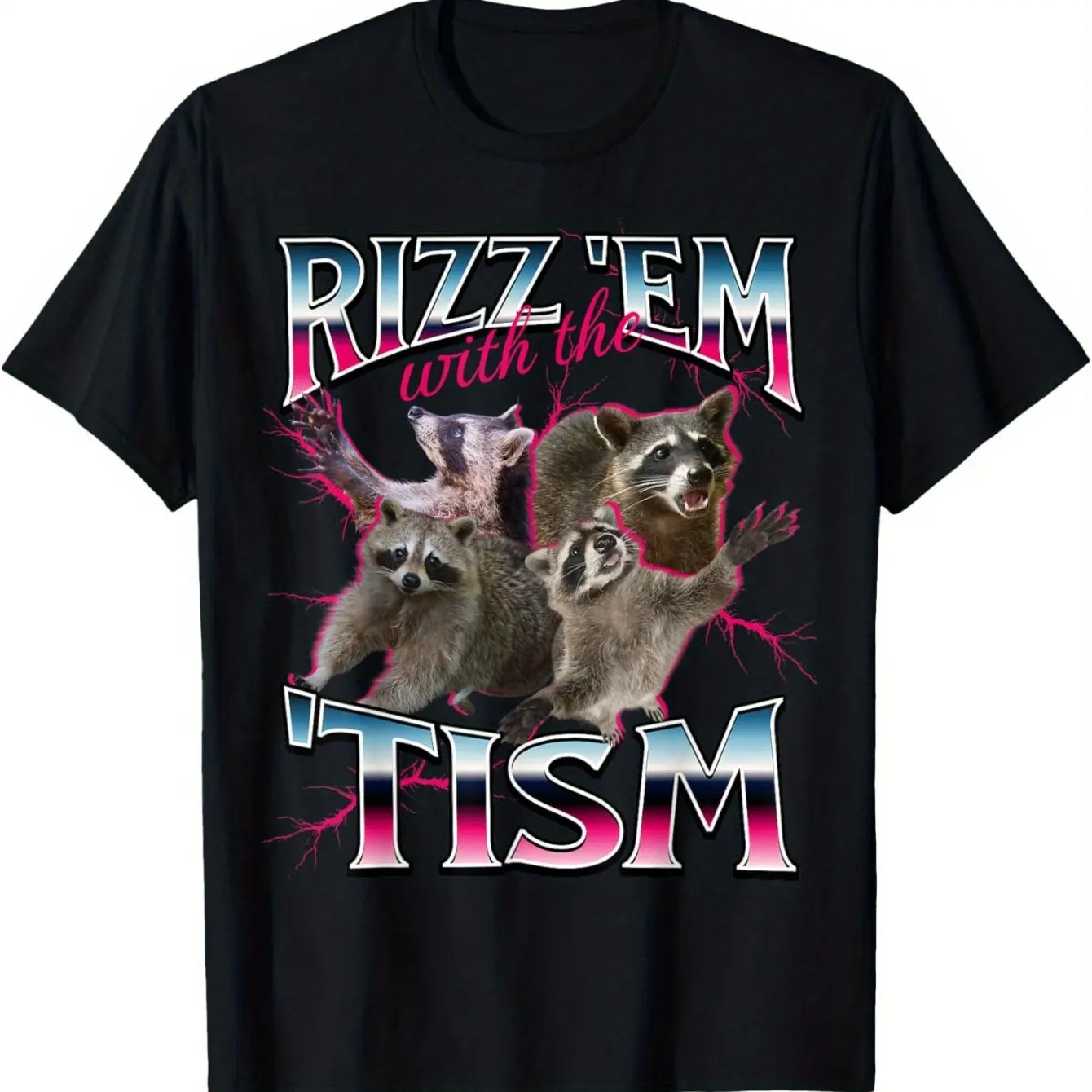 Autism Funny Rizz Em with The Tism Terrier Autism Raccoon T-Shirt Summer New Men and Women Vintage Fashion Streetwear
Autism Funny Rizz Em with The Tism Terrier Autism Raccoon T-Shirt Summer New Men and Women Vintage Fashion Streetwear
