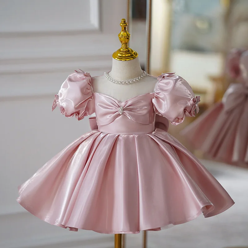 Baby Girls Lace Big Bow Princess Dress Infant 1st Birthday Party Gown Newbron Beads Baptism Baby Girls Clothes Summer Costume
Baby Girls Lace Big Bow Princess Dress Infant 1st Birthday Party Gown Newbron Beads Baptism Baby Girls Clothes Summer Costume