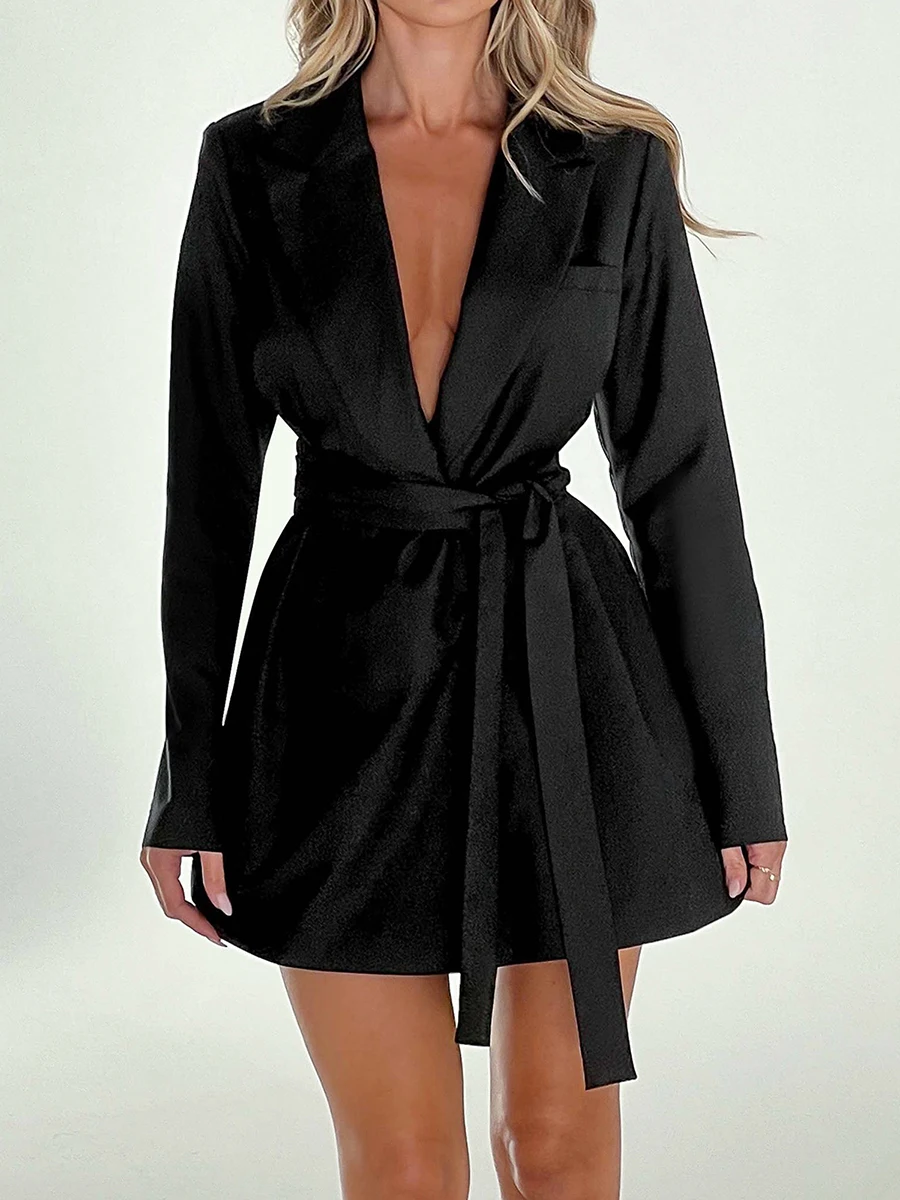Women Trench Coat Casual Solid Color Long Sleeve Windbreaker Jacket with Belt for Streetwear Outerwear
Women Trench Coat Casual Solid Color Long Sleeve Windbreaker Jacket with Belt for Streetwear Outerwear