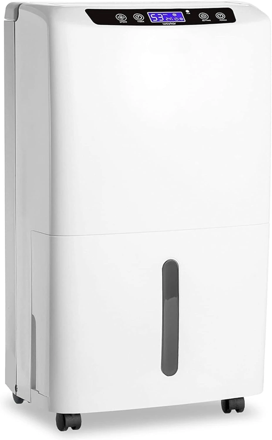 34 PintsDehumidifier for Spaces up to 2,000 Sq. Ft at Home, in Basements with Drain Hose and 0.66 Gallons Water Tank
34 PintsDehumidifier for Spaces up to 2,000 Sq. Ft at Home, in Basements with Drain Hose and 0.66 Gallons Water Tank