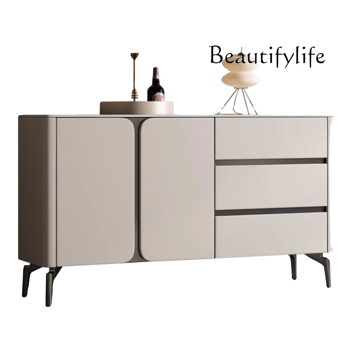 Light luxury solid wood rock slab dining side cabinet, integrated door cabinet against the wall, modern simple storage cabinet
Light luxury solid wood rock slab dining side cabinet, integrated door cabinet against the wall, modern simple storage cabinet