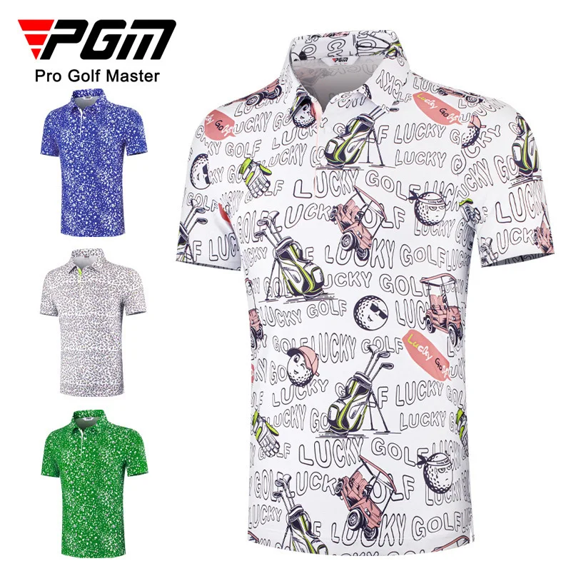 PGM2025 Golf Clothing Men's Digital Printing Short Sleeve T-Shirt Summer Quick-Drying Clothes Top
PGM2025 Golf Clothing Men's Digital Printing Short Sleeve T-Shirt Summer Quick-Drying Clothes Top