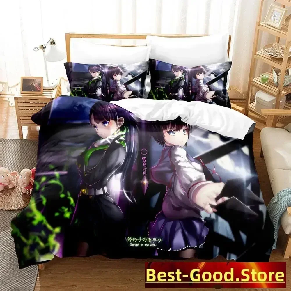 2023 Seraph of the end Bedding Set Cartoon Anime three-piece set Adult Kid Bedroom Duvetcover Sets 3D Kawaii drap de lit
2023 Seraph of the end Bedding Set Cartoon Anime three-piece set Adult Kid Bedroom Duvetcover Sets 3D Kawaii drap de lit