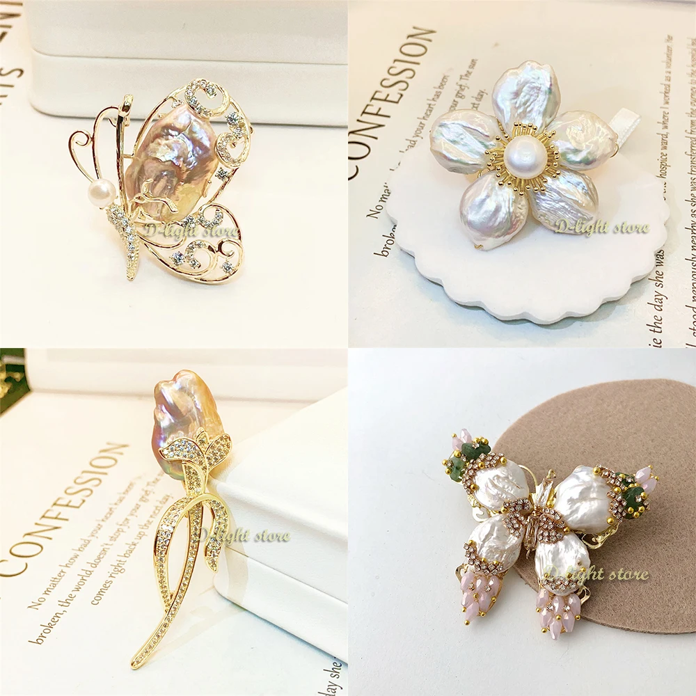 Exquisite Elegant Baroque Pearl Butterfly Brooch Necklace Pendant Dual-use Lady Sweater Scarf Accessories Banquet Party Jewelry
Exquisite Elegant Baroque Pearl Butterfly Brooch Necklace Pendant Dual-use Lady Sweater Scarf Accessories Banquet Party Jewelry