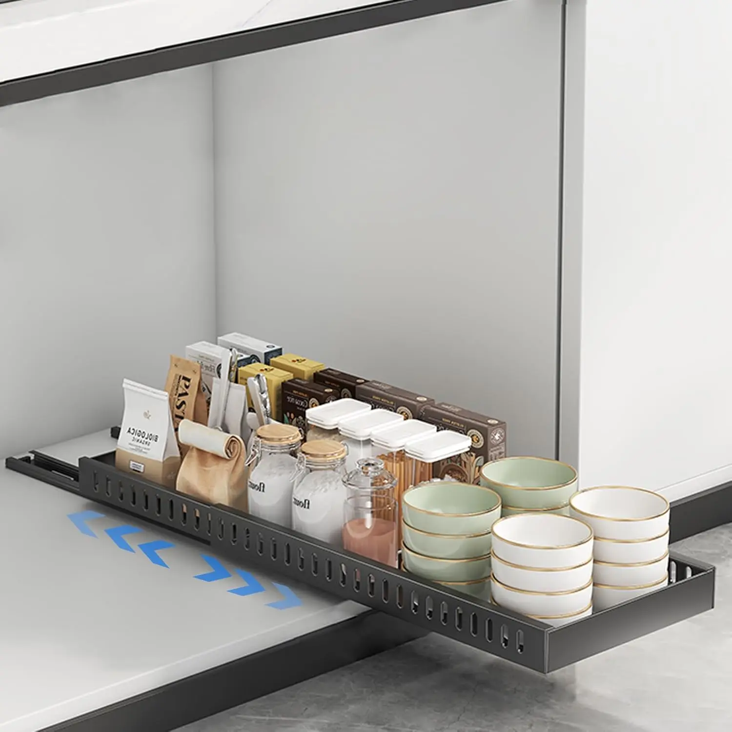 2 Pack Expandable Pots And Pans Organizer Under Cabinet, Sliding Pot Lid Holder And Pan Rack In Kitchen, Pull Out Kitchen
2 Pack Expandable Pots And Pans Organizer Under Cabinet, Sliding Pot Lid Holder And Pan Rack In Kitchen, Pull Out Kitchen
