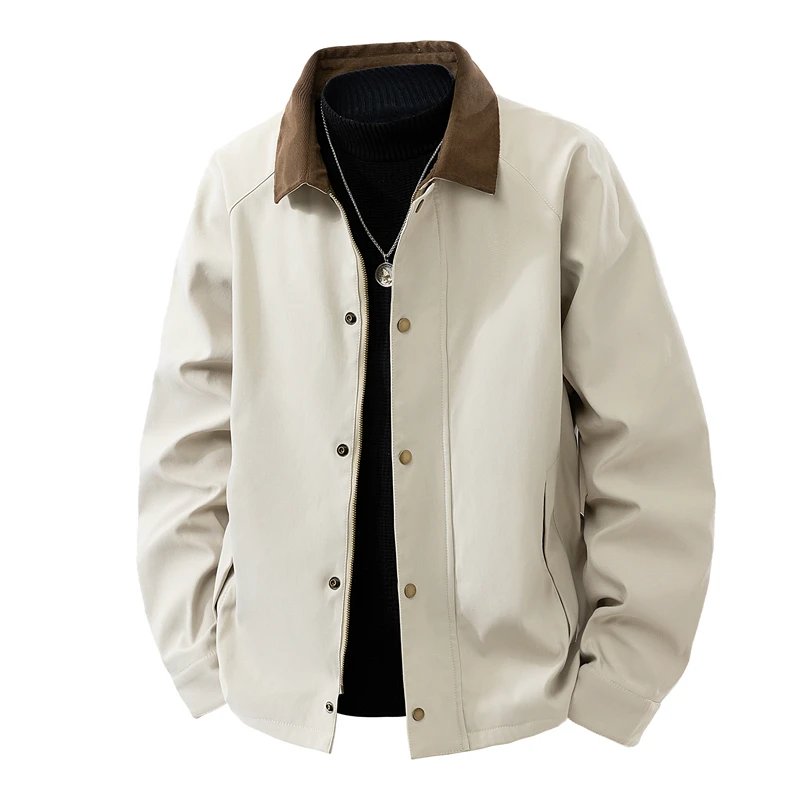 New Trendy Brand Loose and Versatile Jacket Couples Spring and Autumn Light Luxury Fashion Collar Jacket for Men Casual Jacket
New Trendy Brand Loose and Versatile Jacket Couples Spring and Autumn Light Luxury Fashion Collar Jacket for Men Casual Jacket