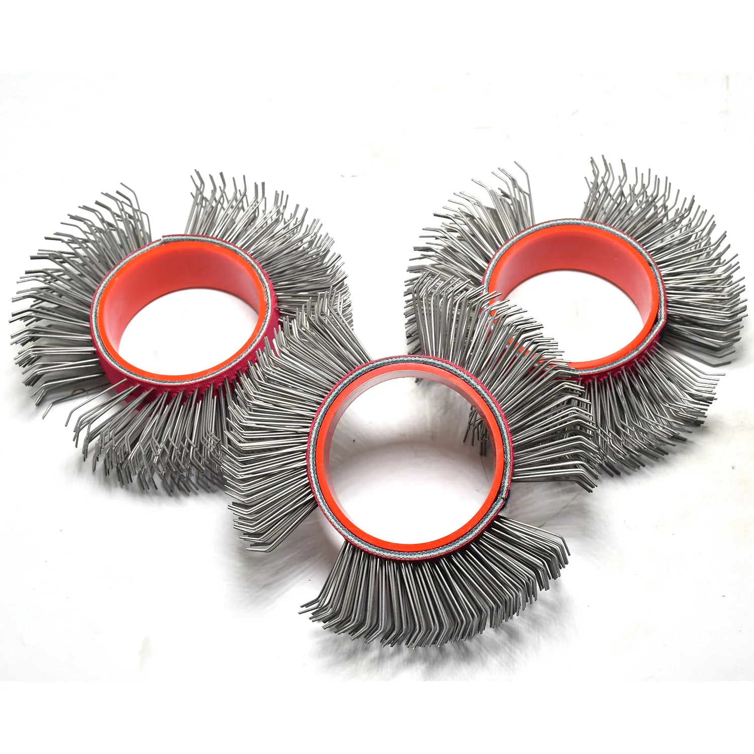 Grinding wheel stainless steel polishing wheel paint rust removal wheel adapted to German Monti electric sand removal machine
Grinding wheel stainless steel polishing wheel paint rust removal wheel adapted to German Monti electric sand removal machine