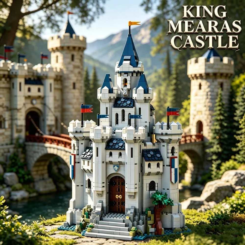 3212pcs Medieval Series MOC-243400 King mearas castle Model Building Blocks Creative Gift Decor Assemble Adult puzzle Gifis
3212pcs Medieval Series MOC-243400 King mearas castle Model Building Blocks Creative Gift Decor Assemble Adult puzzle Gifis