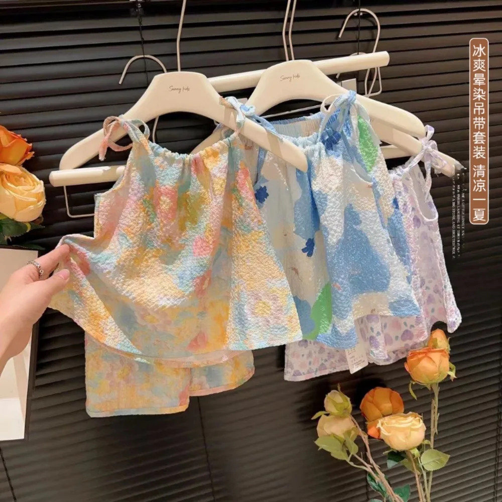 Summer Ins Baby Fashion Vest Foreign Style Floral Girls Boys Casual Shirt Pants Two-piece Set Clothing Lovely Soft Gifts
Summer Ins Baby Fashion Vest Foreign Style Floral Girls Boys Casual Shirt Pants Two-piece Set Clothing Lovely Soft Gifts