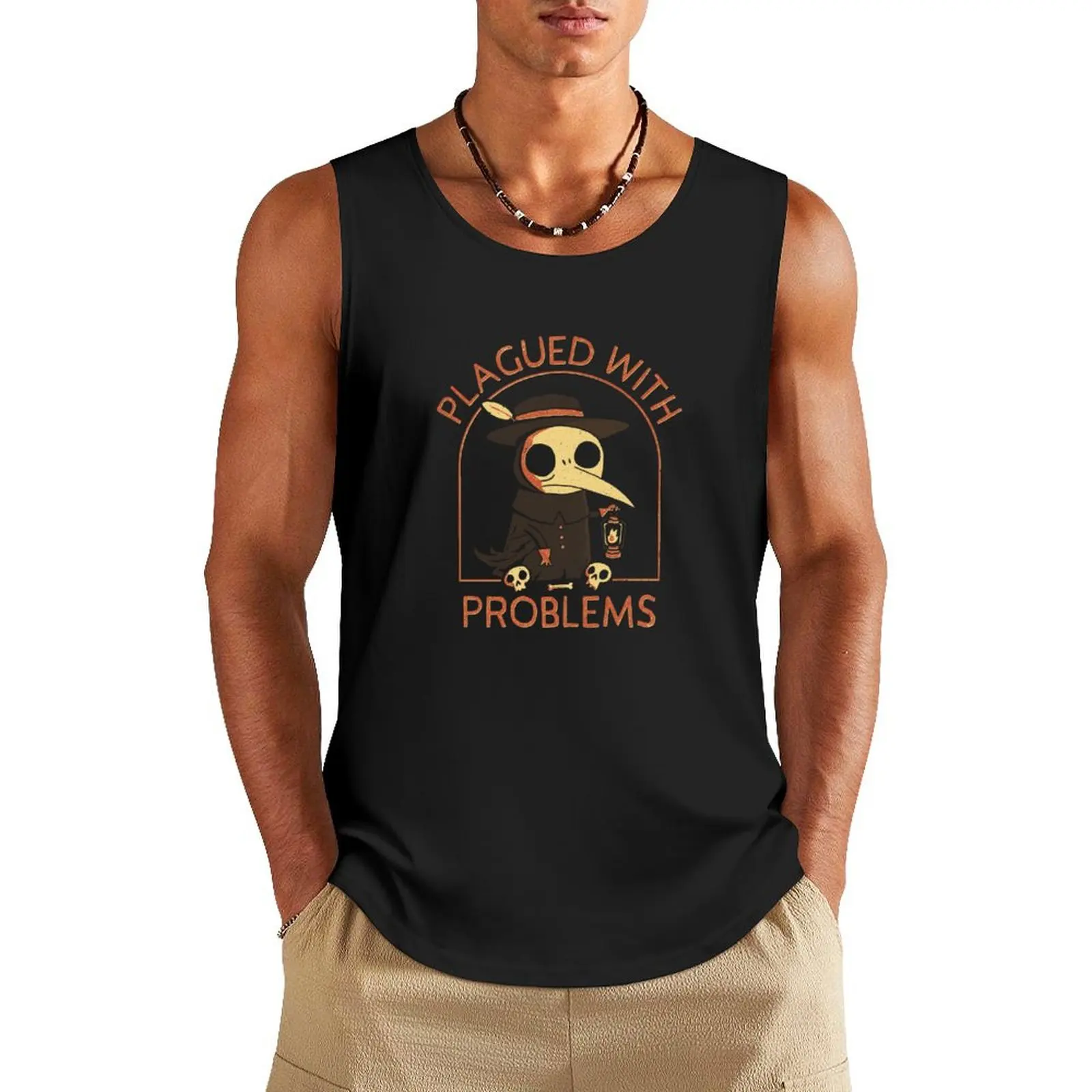 Plagued With Problems Tank Top Bodybuilding clothing man vest for men
Plagued With Problems Tank Top Bodybuilding clothing man vest for men