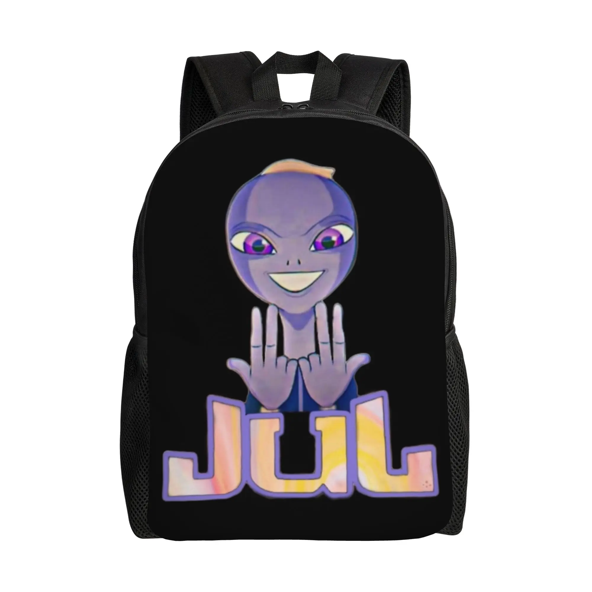 JUL Maillot Classical Backpack Lightweight Student Business Rapper Music Daypack for Men Women College Canvas Bags
JUL Maillot Classical Backpack Lightweight Student Business Rapper Music Daypack for Men Women College Canvas Bags