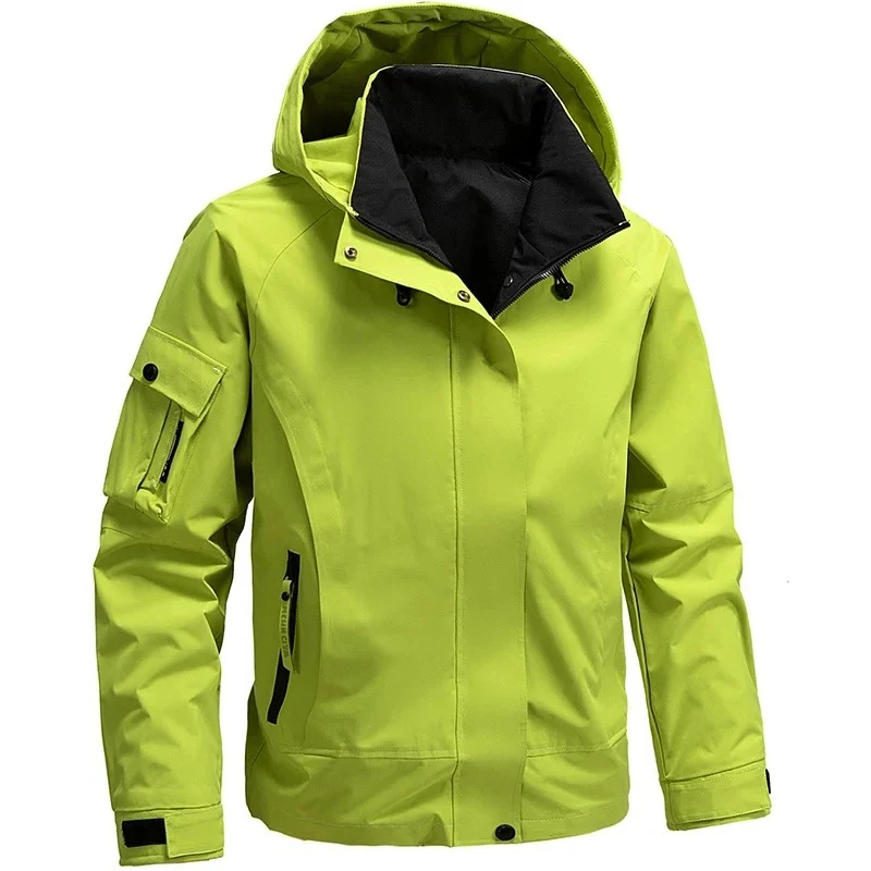 Outdoor Men's Three Anti-punching Jacket Waterproof Hiking Jackets Men Spring Fall Fashion Hooded Workwear Coat Casual Versatile
Outdoor Men's Three Anti-punching Jacket Waterproof Hiking Jackets Men Spring Fall Fashion Hooded Workwear Coat Casual Versatile