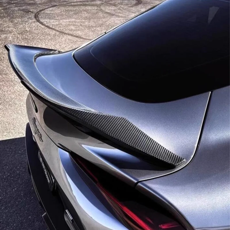 For Real Carbon Fiber Spoiler Accessories NEW Toyota Supra A90 2019 2020 2021 Car Trunk Refit Wing Tail Body Kit V Style
For Real Carbon Fiber Spoiler Accessories NEW Toyota Supra A90 2019 2020 2021 Car Trunk Refit Wing Tail Body Kit V Style