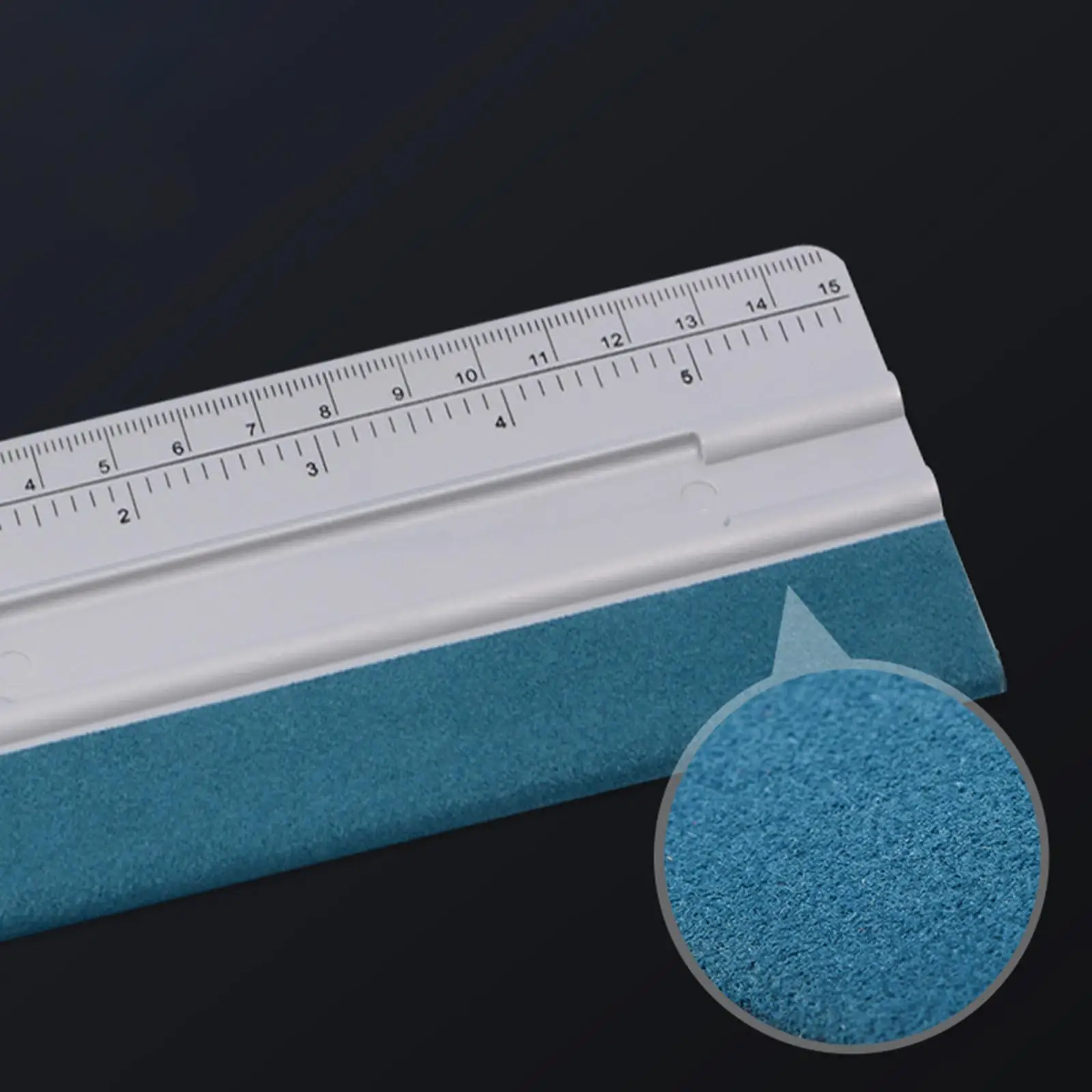 Squeegee with Scale and Suede Measuring Suede Scraper for Car Windshield
Squeegee with Scale and Suede Measuring Suede Scraper for Car Windshield