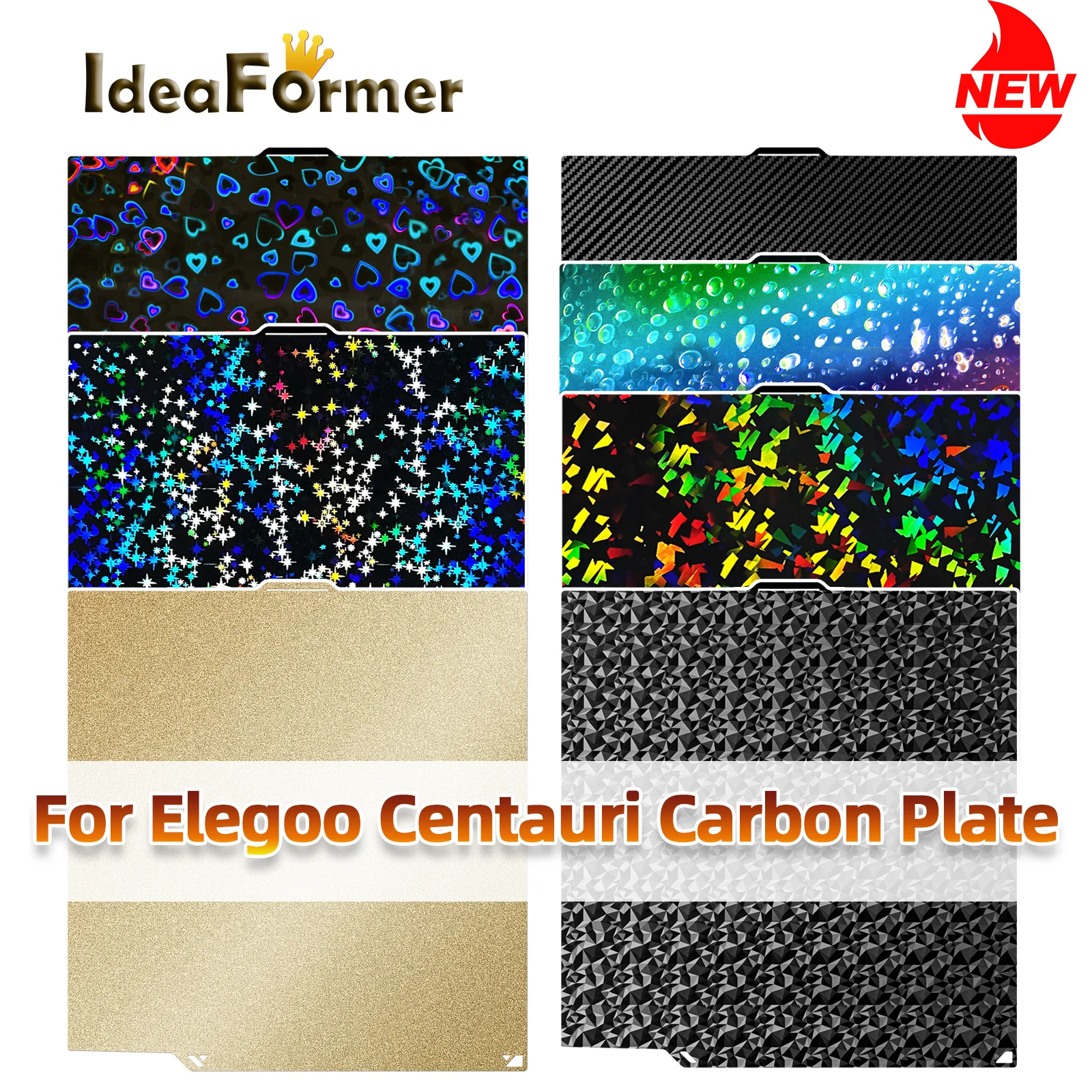 Smooth PEO PET PEI Plate For Elegoo Centauri Carbon Build Plate 260x271mm Double Side Bed Sheet Pei Hotend For Centauri Carbon
Smooth PEO PET PEI Plate For Elegoo Centauri Carbon Build Plate 260x271mm Double Side Bed Sheet Pei Hotend For Centauri Carbon