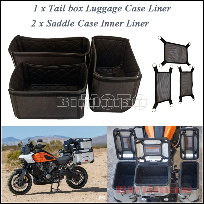 For Harley Pan America 1250 RA1250 RA1250S Motorcycle PU Leather Top Case Inside Tail Box Inner Liner Saddlebag Pouch 2021-2024
For Harley Pan America 1250 RA1250 RA1250S Motorcycle PU Leather Top Case Inside Tail Box Inner Liner Saddlebag Pouch 2021-2024