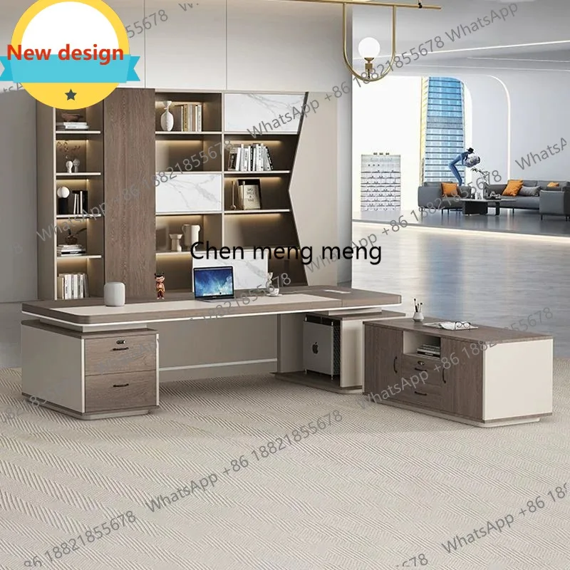 D80 President's Office Boss Desk Simple Modern Boss Office Desk Chair Large Desk Office Furniture Combination
D80 President's Office Boss Desk Simple Modern Boss Office Desk Chair Large Desk Office Furniture Combination