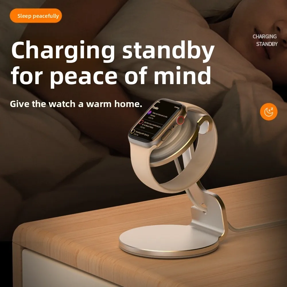 Stylish Metal Bracket Watch Charger Stand Magnetic Design Compact Size Watch Stand Charging Holder Office Use
Stylish Metal Bracket Watch Charger Stand Magnetic Design Compact Size Watch Stand Charging Holder Office Use