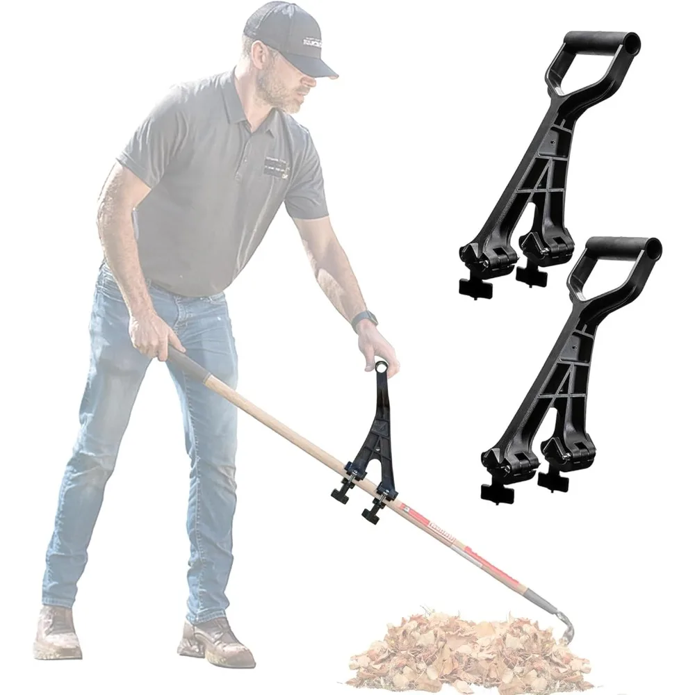 2-Pack Back Saving Attachment, Converts Regular Tool Into Ergonomic Yard Tool, Back Saver Shovel Handle Attachment for Weed
2-Pack Back Saving Attachment, Converts Regular Tool Into Ergonomic Yard Tool, Back Saver Shovel Handle Attachment for Weed