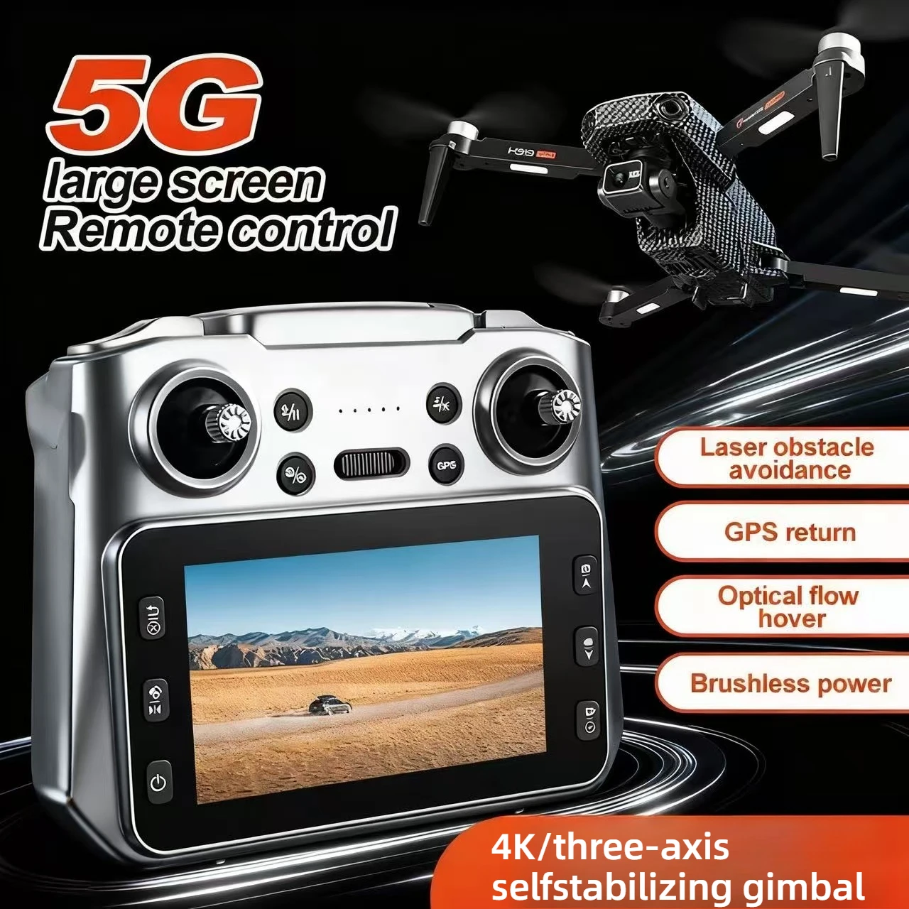 Бесщеточный дрон K919 MAX — профессиональная камера 4K, 3-осевой подвес с сенсорным экраном, радиоуправляемый квадрокоптер для предотвращения препятствий
Бесщеточный дрон K919 MAX — профессиональная камера 4K, 3-осевой подвес с сенсорным экраном, радиоуправляемый квадрокоптер для предотвращения препятствий