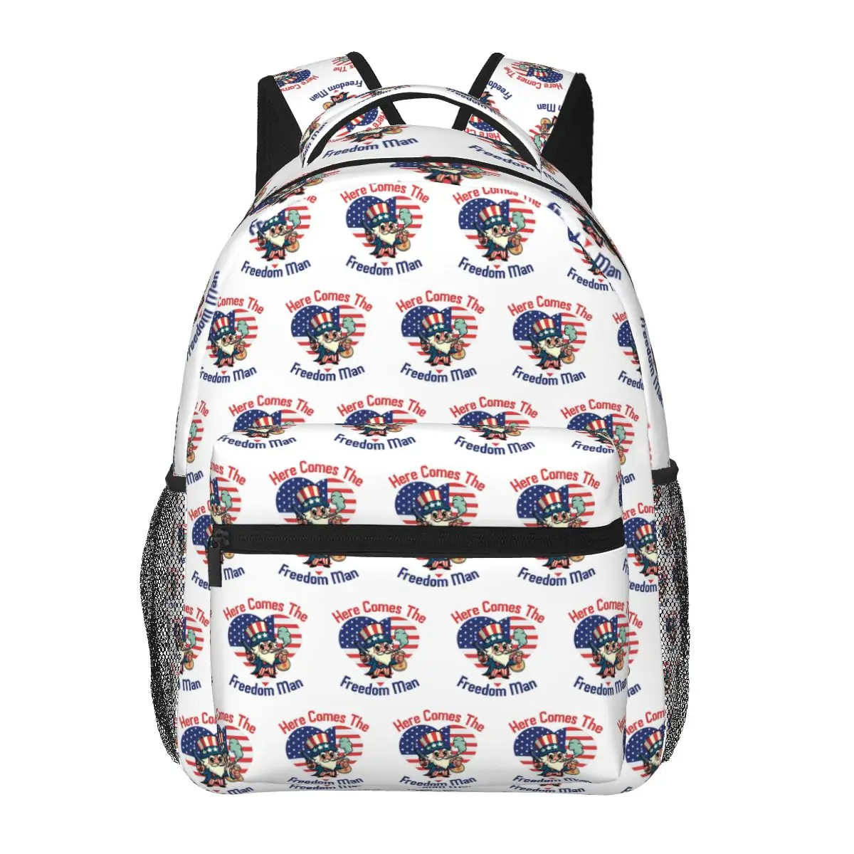 Here Comes The Freedom Man Backpack Hot Sale Daypack Large Capacity Kids BookBag School Bag Shoulder Bags for Men Women
Here Comes The Freedom Man Backpack Hot Sale Daypack Large Capacity Kids BookBag School Bag Shoulder Bags for Men Women