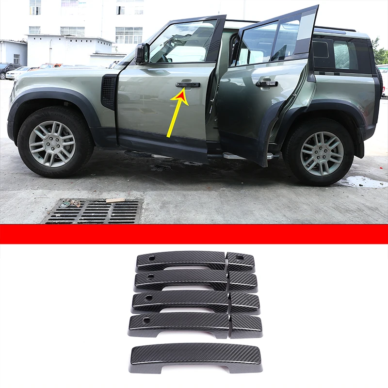 For Land Rover Defender 90 110 2020-2022 Exterior Details Real Carbon Fiber Car Door Handle Protective shell Car Accessories
For Land Rover Defender 90 110 2020-2022 Exterior Details Real Carbon Fiber Car Door Handle Protective shell Car Accessories