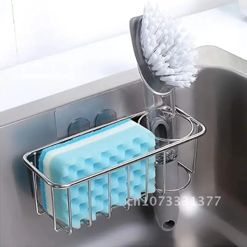 Rack Sink Sponge Steel wool Kitchen Rag Storage Basket Stainless Steel Sink Cloth Hanging Shelf Drain
Rack Sink Sponge Steel wool Kitchen Rag Storage Basket Stainless Steel Sink Cloth Hanging Shelf Drain