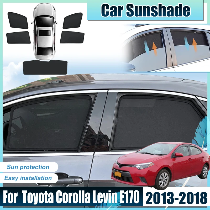 For Toyota Corolla Levin E170 Accessories 2017 2013-2018 2016 Car Window Sun Shades Net Covers light Shield Baffle Mesh Screen
For Toyota Corolla Levin E170 Accessories 2017 2013-2018 2016 Car Window Sun Shades Net Covers light Shield Baffle Mesh Screen