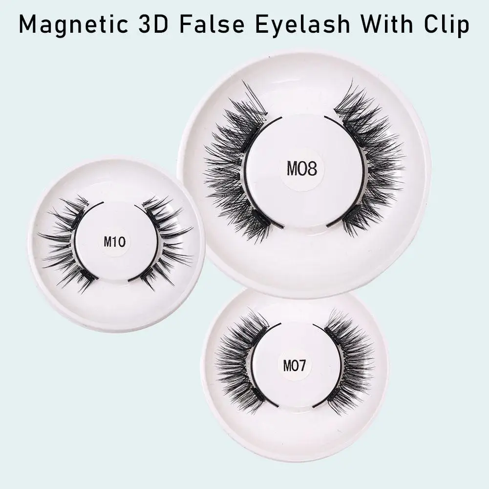 1Pair Reusable Magnetic Lashes No Glue Needed 3D Magnetic Clip Eyelash up with Make Kit Tweezers False Eyelashes Magnetic L U5B2
1Pair Reusable Magnetic Lashes No Glue Needed 3D Magnetic Clip Eyelash up with Make Kit Tweezers False Eyelashes Magnetic L U5B2