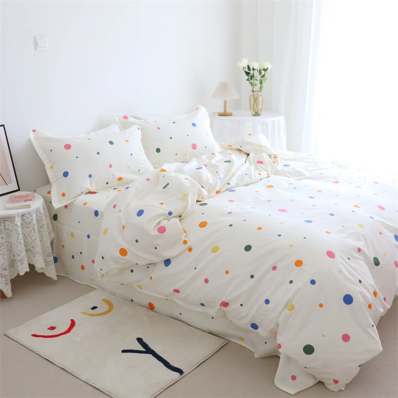 Breathable Flat Nordic 4-Piece Sheet Set Fitted Bedding Comfortable Modern Bed Soft Pillowcase Cotton Duvet Cover Hotel 3-Piece
Breathable Flat Nordic 4-Piece Sheet Set Fitted Bedding Comfortable Modern Bed Soft Pillowcase Cotton Duvet Cover Hotel 3-Piece