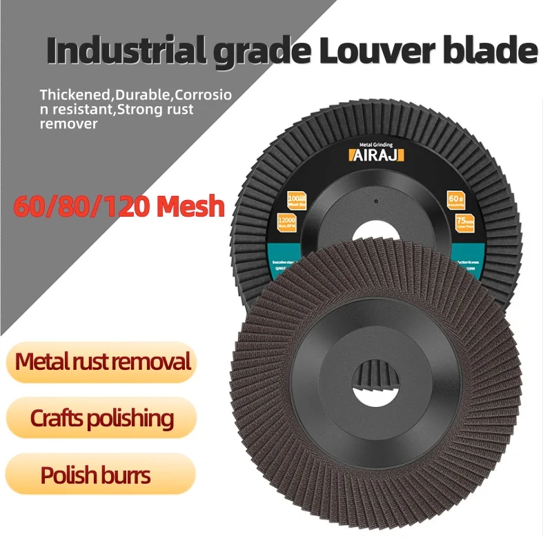 4" Flap Disc 60/80/120 Grit Angle Grinder Sanding Wheel for Metal Wood Stainless Steel Polishing Deburring Grinding Disc
4" Flap Disc 60/80/120 Grit Angle Grinder Sanding Wheel for Metal Wood Stainless Steel Polishing Deburring Grinding Disc