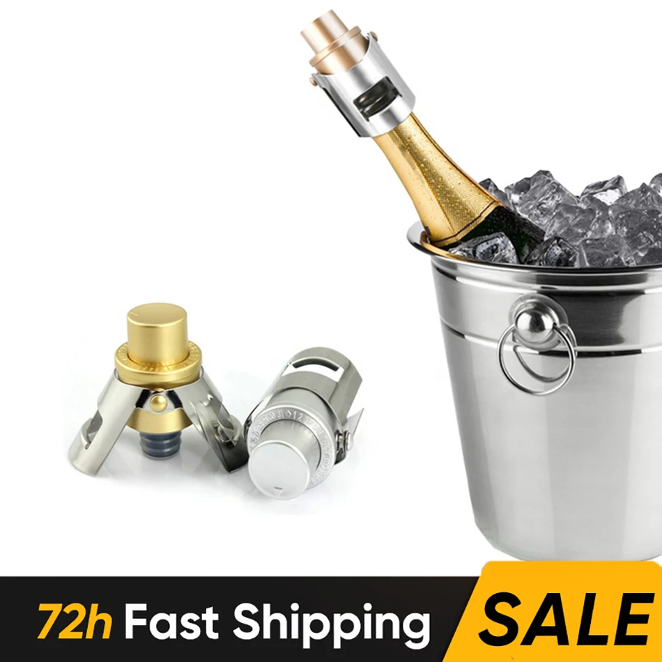 Vacuum Champagne Bottle Stopper Set, Sealed Bottle Cap, Leak-proof, Retain Freshness, Wine Bottle Plug, 1Pc
Vacuum Champagne Bottle Stopper Set, Sealed Bottle Cap, Leak-proof, Retain Freshness, Wine Bottle Plug, 1Pc