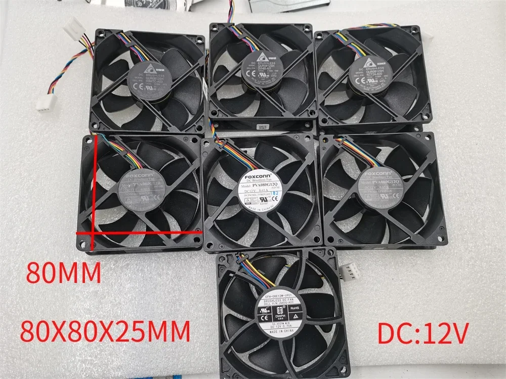 QUR0812SH H9MTC DVH85 KCT24 PVA080G12R R24VY PVA080G12Q 3VRGY GPR6P EFH-08E12W-IP01 JGH3G-A00 8cm 8025 80mm DC12V server CPU fan
QUR0812SH H9MTC DVH85 KCT24 PVA080G12R R24VY PVA080G12Q 3VRGY GPR6P EFH-08E12W-IP01 JGH3G-A00 8cm 8025 80mm DC12V server CPU fan