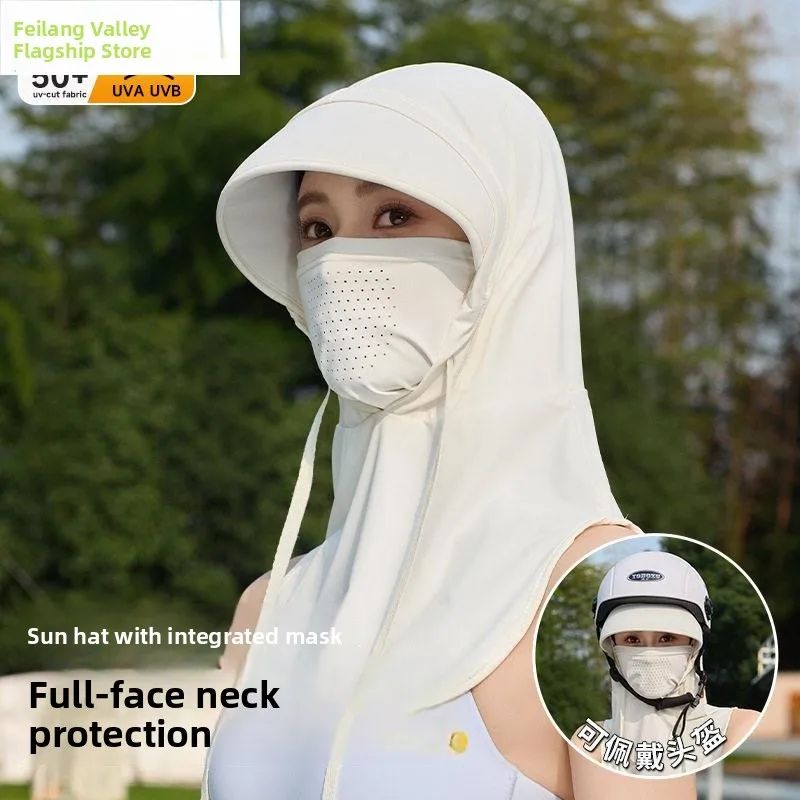 Ice Silk Vehicle Sunshade Full Face UV Protection Summer Hat Mask Neck Protector Integrated Riding Can Be Worn with ...
Ice Silk Vehicle Sunshade Full Face UV Protection Summer Hat Mask Neck Protector Integrated Riding Can Be Worn with ...