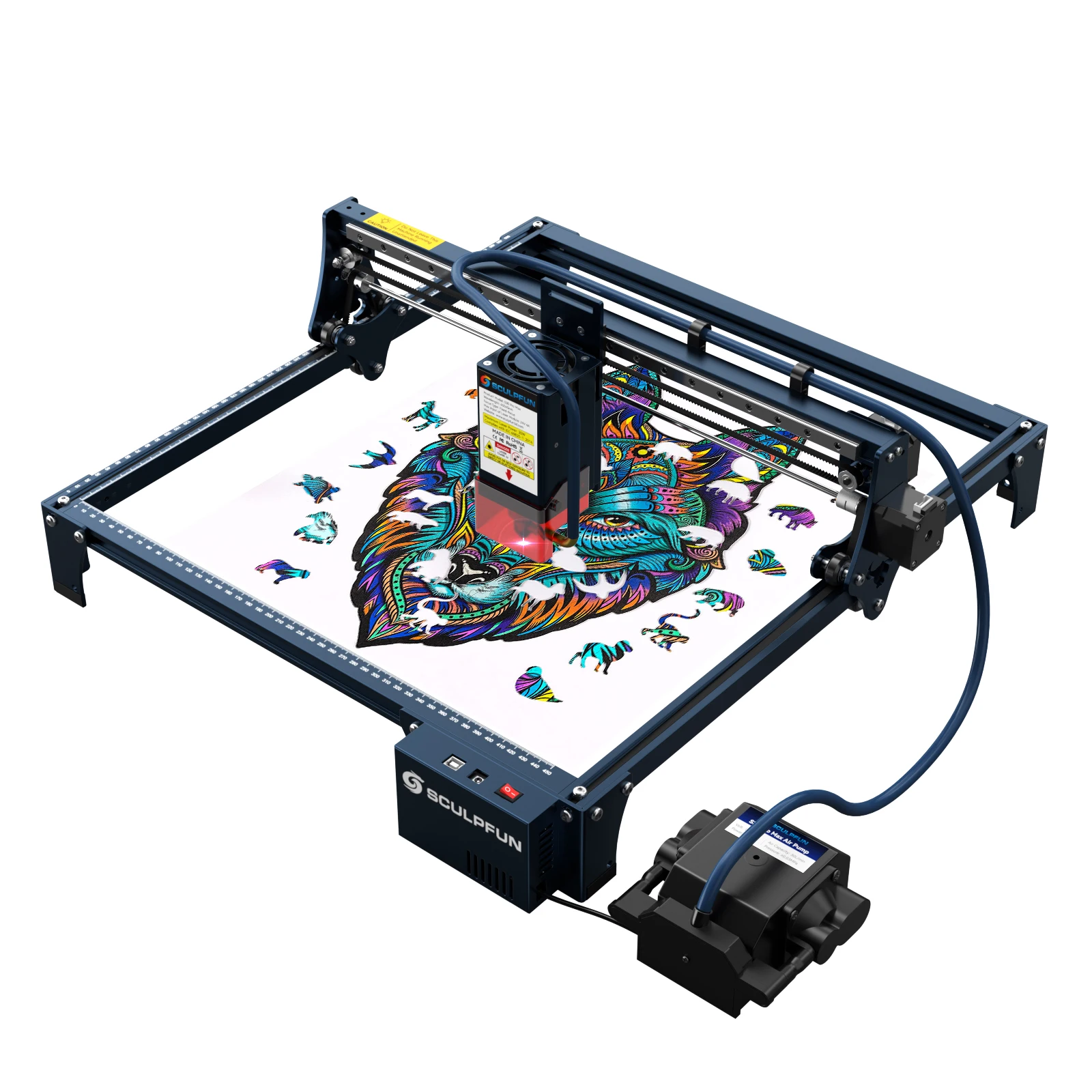 SCULPFUN S30 Pro Max 20w DIY Lazer Cutter Engraver Desktop Diode Laser Engraving Machine for Wood Metal Leather
SCULPFUN S30 Pro Max 20w DIY Lazer Cutter Engraver Desktop Diode Laser Engraving Machine for Wood Metal Leather