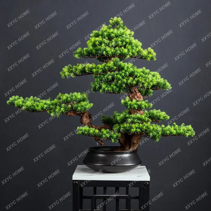 Living room Chinese decorative plants, bonsai hotel office, fake tree potted plant decoration Simulated welcome pine ornament
Living room Chinese decorative plants, bonsai hotel office, fake tree potted plant decoration Simulated welcome pine ornament