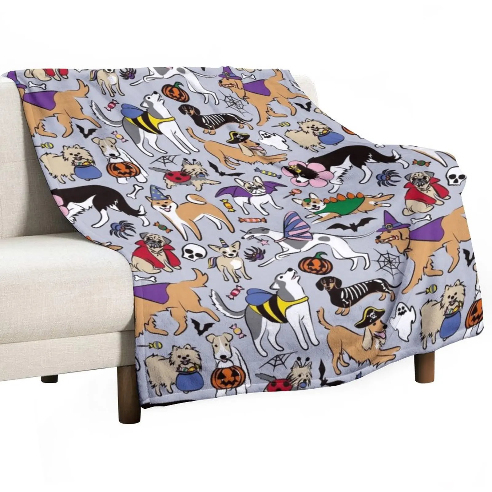 Dogs Fun Halloween Throw Blanket Custom valentine gift ideas Decorative Beds Personalized Gift Blankets
Dogs Fun Halloween Throw Blanket Custom valentine gift ideas Decorative Beds Personalized Gift Blankets