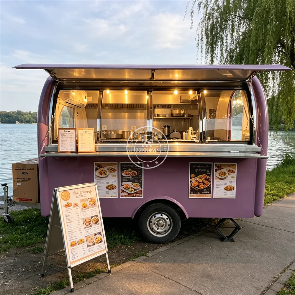 Stainless Steel Mobile Concession Trailer Mobile Snack Cart BBQ Fries Food Truck Mobile Restaurant Food Trailer Fully Equipped
Stainless Steel Mobile Concession Trailer Mobile Snack Cart BBQ Fries Food Truck Mobile Restaurant Food Trailer Fully Equipped