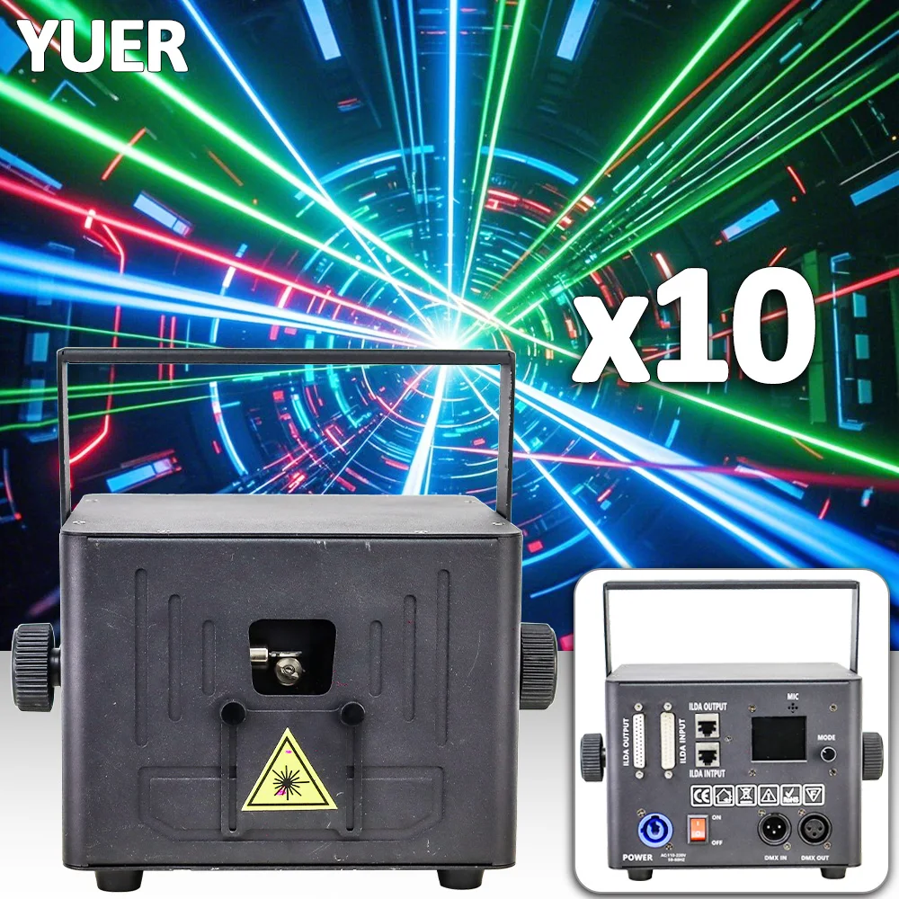 10PCS 5W RGB Laser App Bluetooth DMX Control With ILDA RJ45 Wedding Party Projector Text Dj Disco Club Music Beam Effect Laser
10PCS 5W RGB Laser App Bluetooth DMX Control With ILDA RJ45 Wedding Party Projector Text Dj Disco Club Music Beam Effect Laser