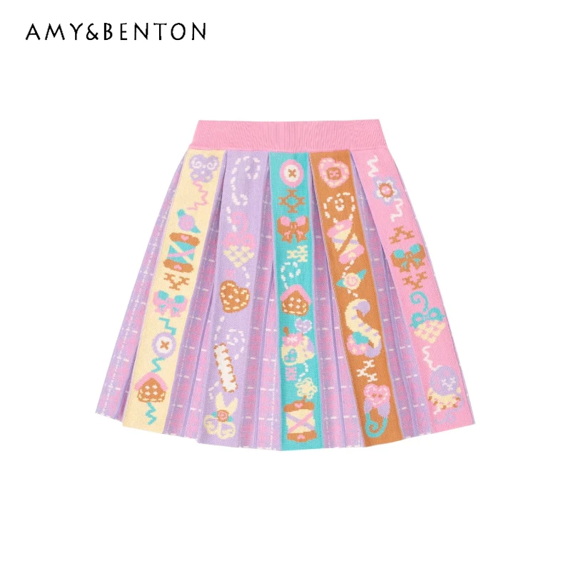 Новая весенняя короткая юбка 2026 года в розово-фиолетовую клетку, вязаная, винтажный дизайн, милый принт, универсальная плиссированная юбка для женщин
Новая весенняя короткая юбка 2026 года в розово-фиолетовую клетку, вязаная, винтажный дизайн, милый принт, универсальная плиссированная юбка для женщин