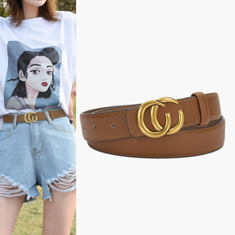 Women's genuine leather belt high quality versatile belt female decorative skirt jeans belt female
Women's genuine leather belt high quality versatile belt female decorative skirt jeans belt female