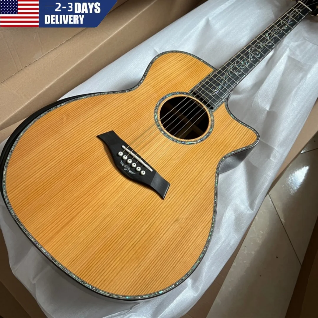 PS14 with Red Pine Top Acoustic Guitar Ebony Fingerboard Bone Nut Gold Half Closed Buttons
PS14 with Red Pine Top Acoustic Guitar Ebony Fingerboard Bone Nut Gold Half Closed Buttons