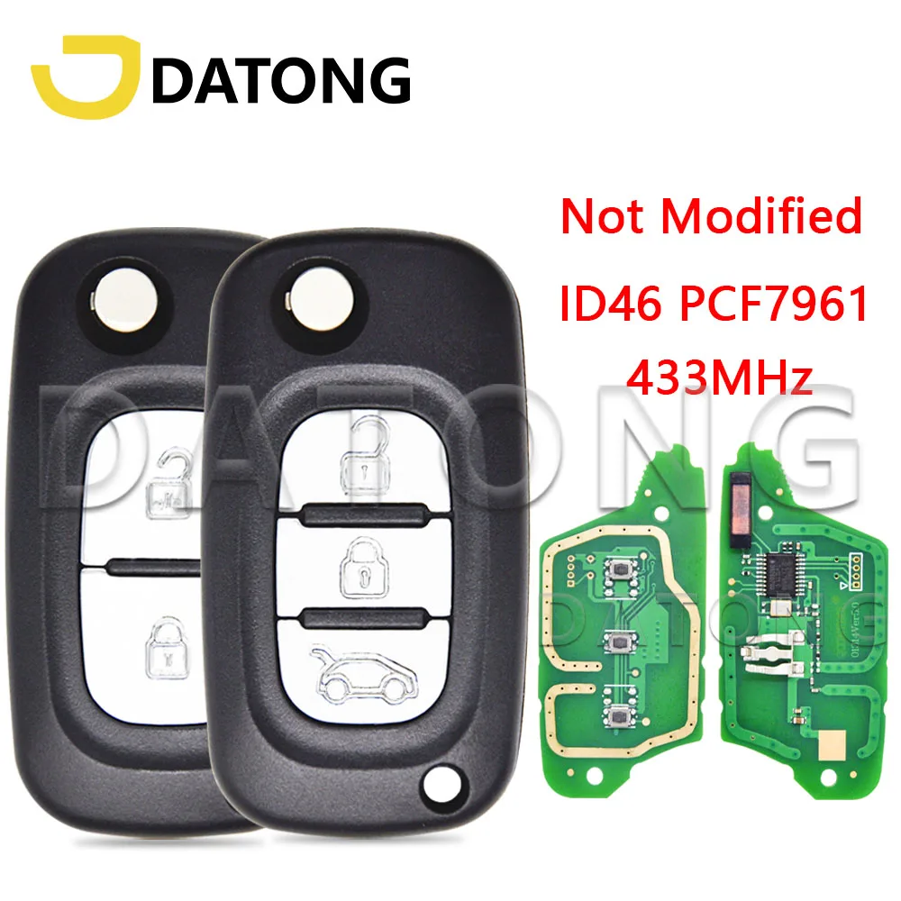 Datong World 433FSK ID46 PCF7961A VA2 Flip Key Car Remote Conteol Key For Renault Master Kangoo Modus Twingo Clio0 3 Clio III
Datong World 433FSK ID46 PCF7961A VA2 Flip Key Car Remote Conteol Key For Renault Master Kangoo Modus Twingo Clio0 3 Clio III