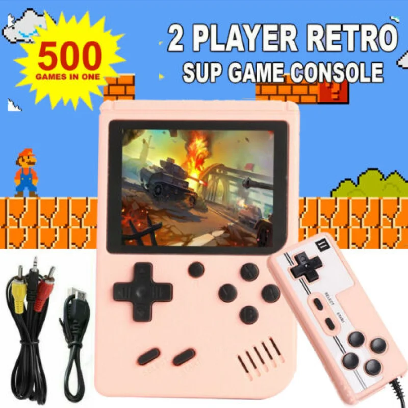 Built-in 500+ Classic games 5 inch arcade retro Console for TV Video Game Handheld Game Player for Game boy two player games
Built-in 500+ Classic games 5 inch arcade retro Console for TV Video Game Handheld Game Player for Game boy two player games