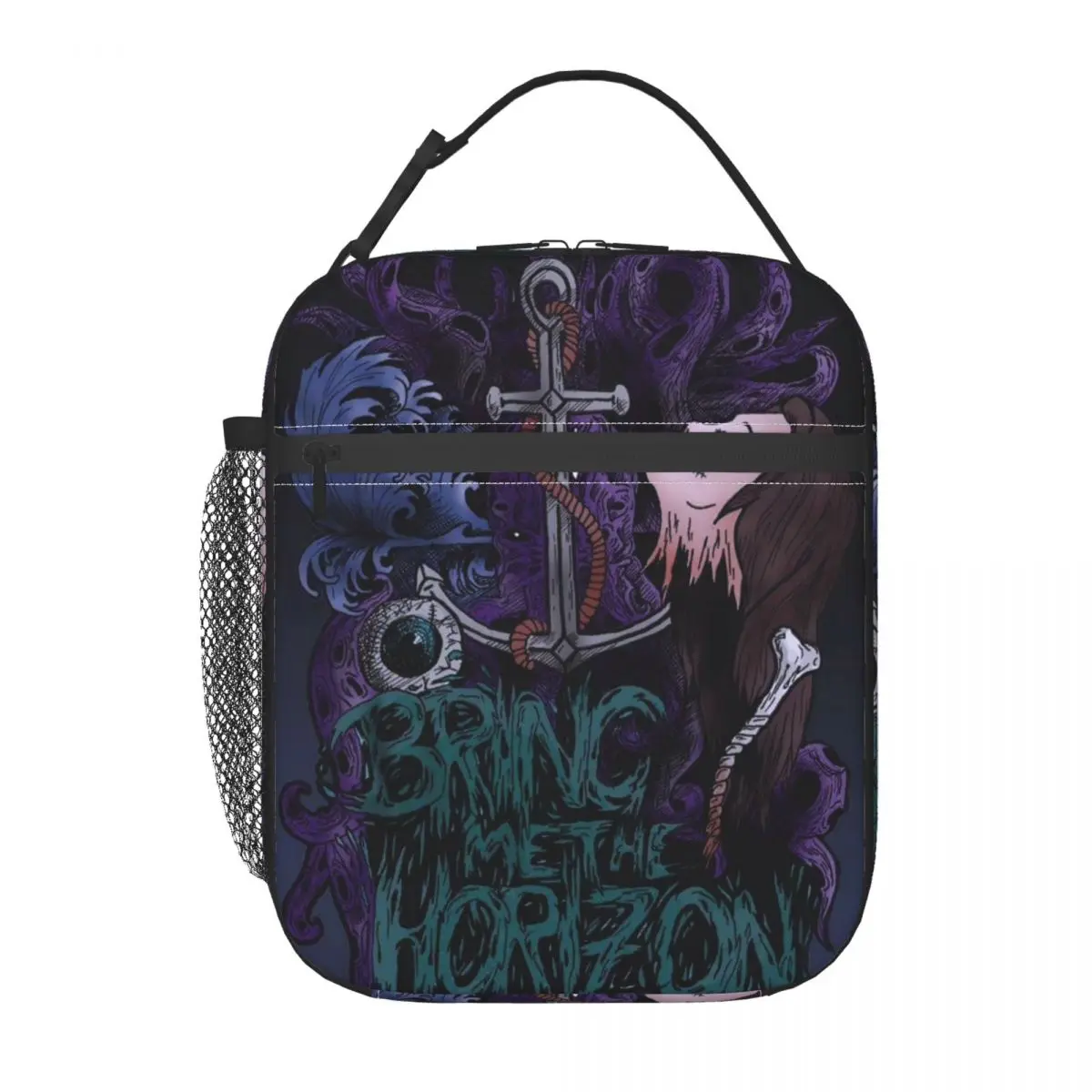 Пользовательские BMTH Bring Me Band The Horizoned термоизолированная сумка для обеда многоразового использования для пикника на открытом воздухе многофункциональные сумки для еды
Пользовательские BMTH Bring Me Band The Horizoned термоизолированная сумка для обеда многоразового использования для пикника на открытом воздухе многофункциональные сумки для еды