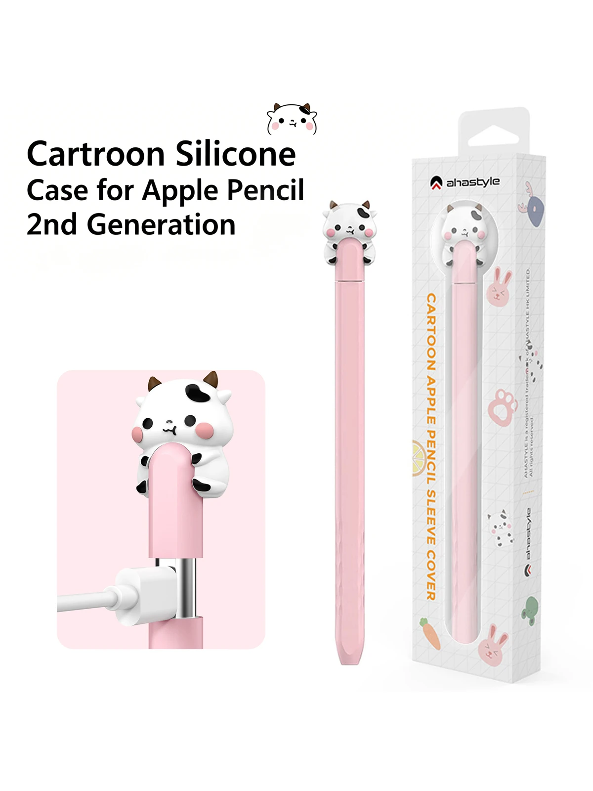 Cute Cartoon Cow Stylus Protective Cover, Suitable for Apple Pen Protective Pen Cover, Cartoon Super Cute Silicone Pen Cover
Cute Cartoon Cow Stylus Protective Cover, Suitable for Apple Pen Protective Pen Cover, Cartoon Super Cute Silicone Pen Cover