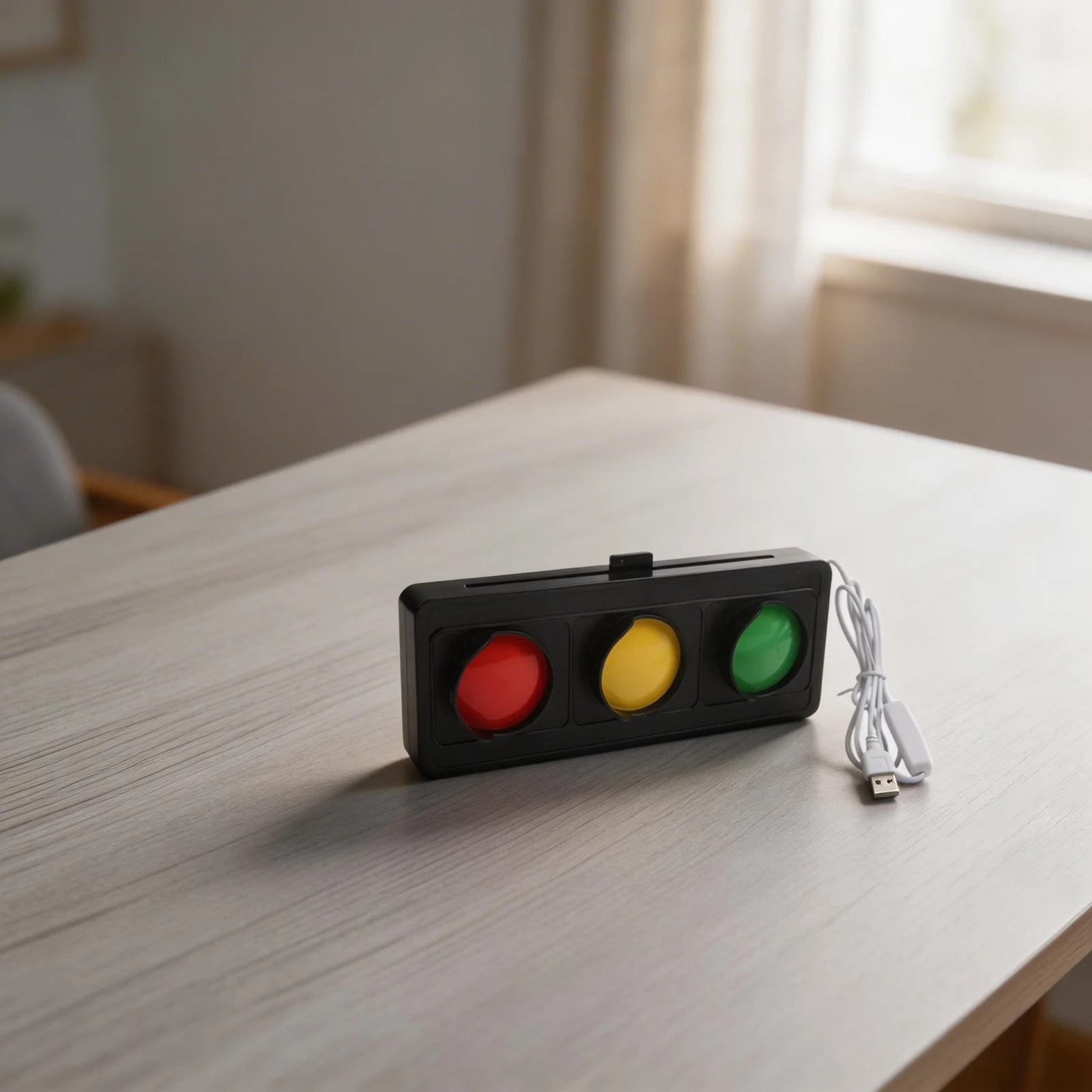 Social Signal Light USB For Desk Lamp Featuring Red Yellow Green Lights to Indicate Availability for Remote Work or Study
Social Signal Light USB For Desk Lamp Featuring Red Yellow Green Lights to Indicate Availability for Remote Work or Study