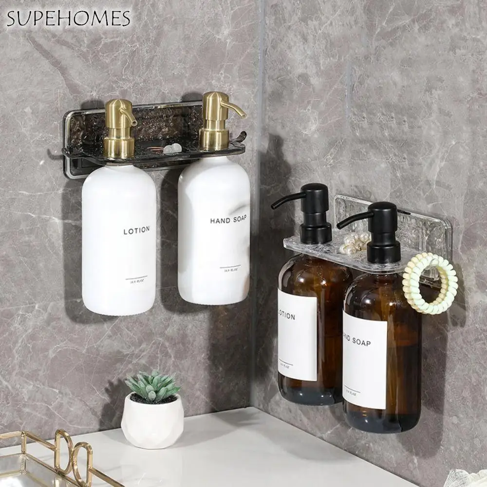 Wall Mounted Shower Gel Storage Rack Exquisite Portable Shampoo Holder with Hook Punch-Free Hand Soap Hanger Jewelry
Wall Mounted Shower Gel Storage Rack Exquisite Portable Shampoo Holder with Hook Punch-Free Hand Soap Hanger Jewelry
