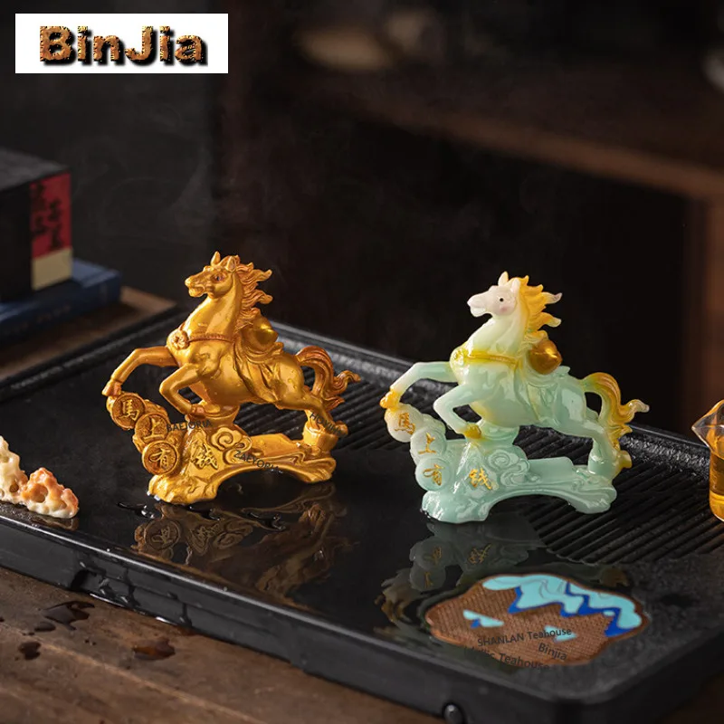 Resin Color-changing Fortune Horse Tea Pet Ancient Exquisite Miniatures Tea Figurine Play Toys Tea Statue Ornaments Cha Supplies
Resin Color-changing Fortune Horse Tea Pet Ancient Exquisite Miniatures Tea Figurine Play Toys Tea Statue Ornaments Cha Supplies